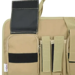 vidaXL Pistooltas 40x24x10 cm oxford stof kakikleurig