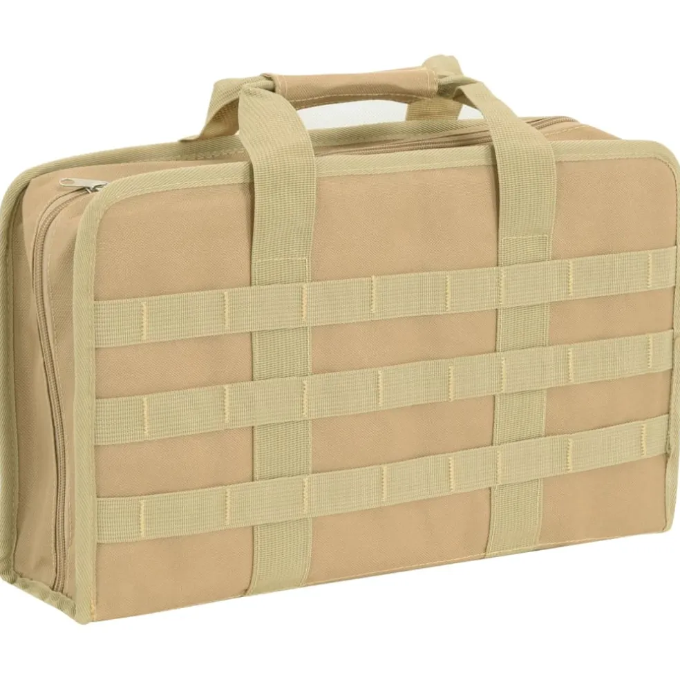 vidaXL Pistooltas 40x24x10 cm oxford stof kakikleurig