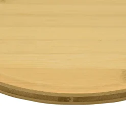 vidaXL Pizzaborden 4 st Ø32x1,5 cm bamboe