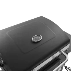 vidaXL Pizzaoven en barbecue 3-in-1 zwart