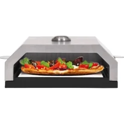vidaXL Pizzaoven met keramische steen voor gas-/houtskoolbarbecue