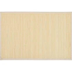 vidaXL 6 Placemats bamboe 30 x 45 cm natuurlijk