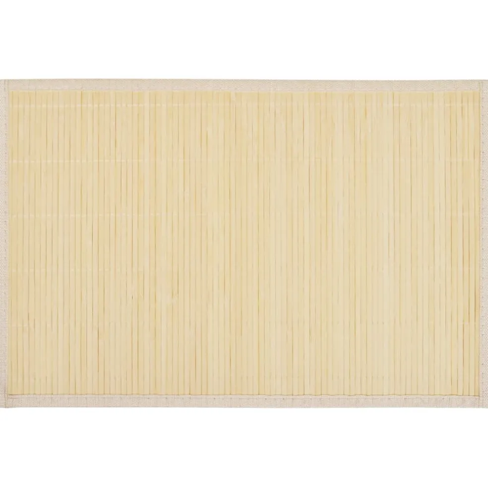 vidaXL 6 Placemats bamboe 30 x 45 cm natuurlijk