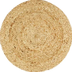 vidaXL Placemats 4 st rond 38 cm jute natuurlijk