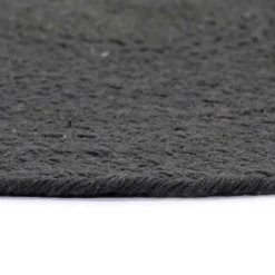 vidaXL Placemats 4 st rond 38 cm katoen effen donkergrijs