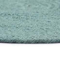 vidaXL Placemats 4 st rond 38 cm katoen effen groen
