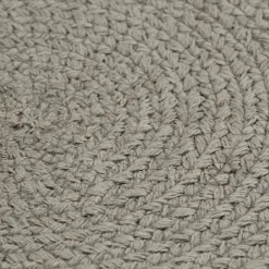 vidaXL Placemats 4 st rond 38 cm katoen effen grijs