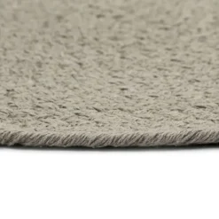 vidaXL Placemats 4 st rond 38 cm katoen effen grijs