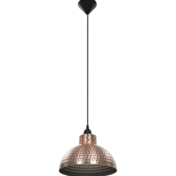 vidaXL Plafondlampen halve bolvorm koperkleurig 2 st