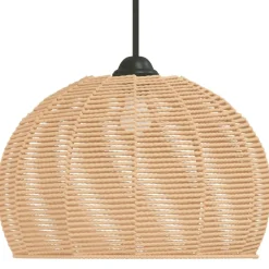 vidaXL Plafondlampenkap Ø36x26 cm ijzer en papier