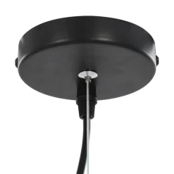 vidaXL Plafondlampen 2 st halfrond E27 40 cm zwart en goudkleurig
