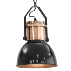 vidaXL Plafondlampen 2 st rond E27 zwart