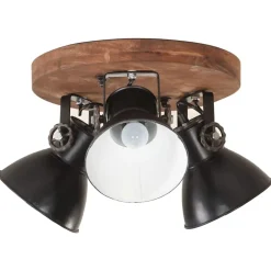 vidaXL Plafondlamp industrieel 25 W E27 42x27 cm zwart