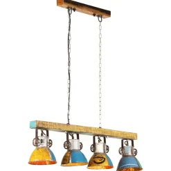 vidaXL Plafondlamp industrieel 25 W E27 111 cm meerkleurig