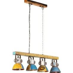 vidaXL Plafondlamp industrieel 25 W E27 111 cm meerkleurig