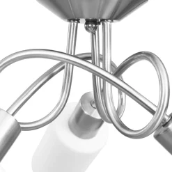 vidaXL Plafondlamp met keramieke cilindervormige kappen 3xE14 wit