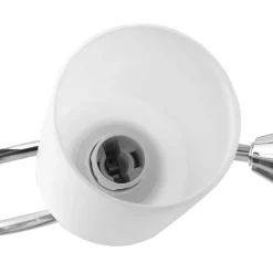 vidaXL Plafondlamp met keramieken cilindervormige kappen 5xE14 wit