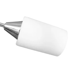 vidaXL Plafondlamp met keramieken cilindervormige kappen 5xE14 wit