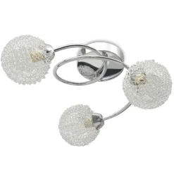 vidaXL Plafondlamp met 3 LED-lampen G9 120 W