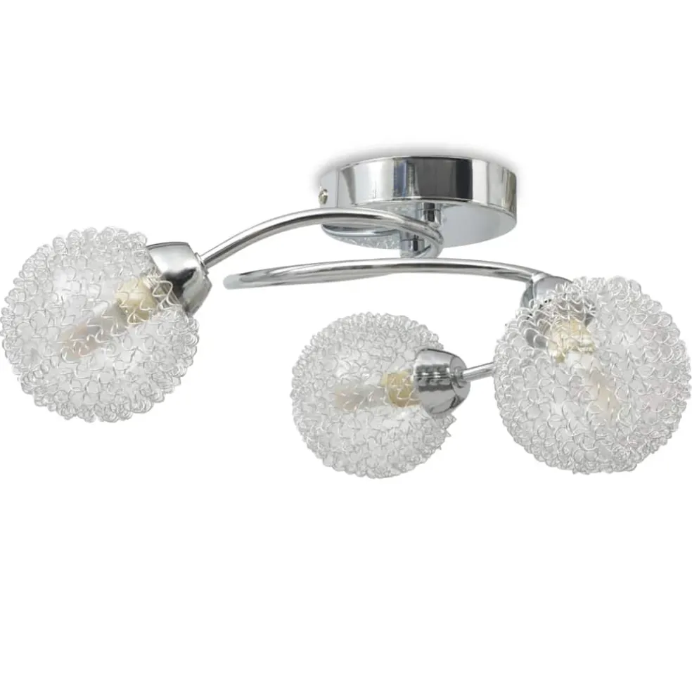 vidaXL Plafondlamp met 3 LED-lampen G9 120 W