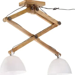 vidaXL Plafondlamp 25 W E27 29x18x85 cm wit