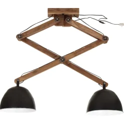 vidaXL Plafondlamp 25 W E27 29x18x85 cm zwart