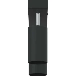 vidaXL Plafondspot met schijnwerpers Zwart 26 x 6 x 16 cm Metaal