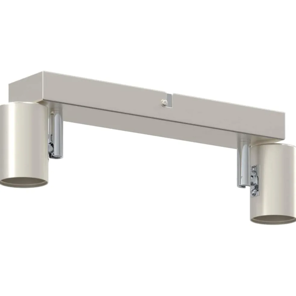 vidaXL Plafondspot met schijnwerpers Nikkel 26 x 6,5 x 11,5 cm Metaal