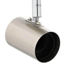 vidaXL Plafondspot met schijnwerpers Nikkel 26 x 6,5 x 11,5 cm Metaal