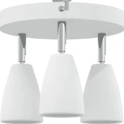 vidaXL Plafondspot met schijnwerpers Wit 19 x 19 x 14,5 cm Metaal