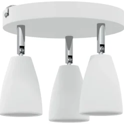 vidaXL Plafondspot met schijnwerpers Wit 19 x 19 x 14,5 cm Metaal