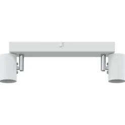 vidaXL Plafondspot met schijnwerpers Wit 26 x 6,5 x 11,5 cm Metaal