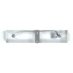 vidaXL Plafondspot met schijnwerpers Wit 26 x 6,5 x 11,5 cm Metaal