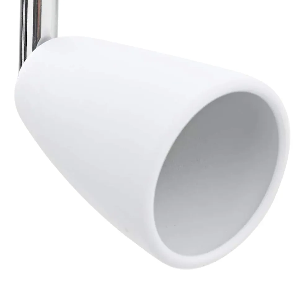 vidaXL Plafondspot met schijnwerpers Wit 176,5 x 12,5 x 13,5 cm Metaal