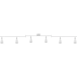 vidaXL Plafondspot met schijnwerpers Wit 176,5 x 12,5 x 13,5 cm Metaal
