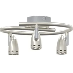 vidaXL Plafondspot met schijnwerpers Wit 26 x 26 x 16 cm Metaal