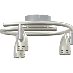 vidaXL Plafondspot met schijnwerpers Wit 26 x 26 x 16 cm Metaal