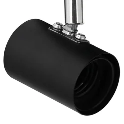 vidaXL Plafondspot met schijnwerpers Nikkel 61 x 10 x 12,5 cm Metaal