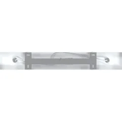 vidaXL Plafondspot met schijnwerpers Wit 38 x 6 x 16 cm Metaal