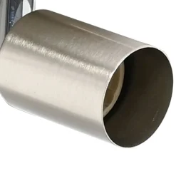 vidaXL Plafondspot met schijnwerpers Nikkel 12 x 8 cm Staal