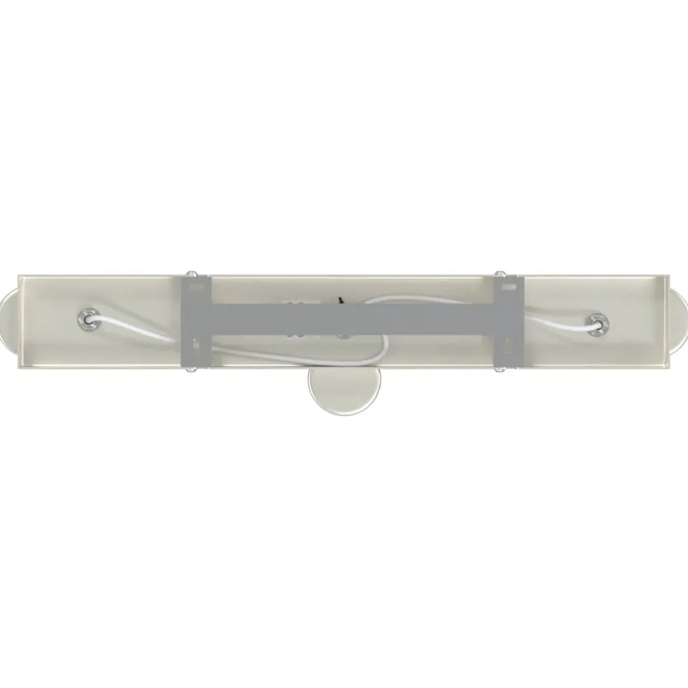 vidaXL Plafondspot met schijnwerpers Nikkel 39 x 10,5 x 10,5 cm Staal