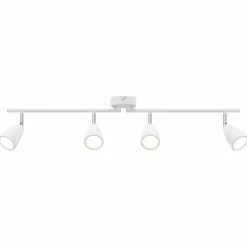 vidaXL Plafondspot met schijnwerpers Nikkel 36,5 x 10 x 12,5 cm Metaal