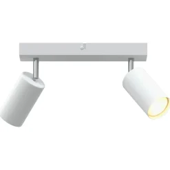 vidaXL Plafondspot met schijnwerpers Wit 26 x 6 x 16 cm Metaal