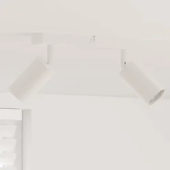 vidaXL Plafondspot met schijnwerpers Wit 26 x 6 x 16 cm Metaal