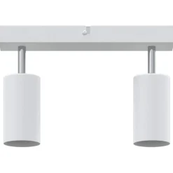 vidaXL Plafondspot met schijnwerpers Wit 26 x 6 x 16 cm Metaal
