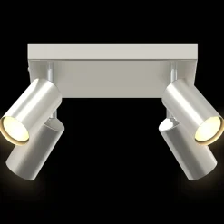 vidaXL Plafondspot met schijnwerpers Nikkel 26 x 26 x 16 cm Metaal