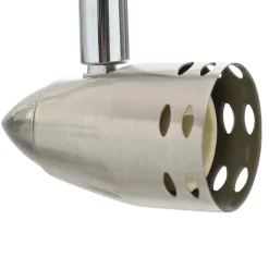 vidaXL Plafondspot met schijnwerpers Nikkel 27 x 10 x 12 cm Metaal
