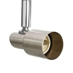 vidaXL Plafondspot met schijnwerpers Nikkel 25,5 x 8 x 11 cm Staal