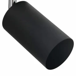 vidaXL Plafondspot met schijnwerpers Zwart 26 x 26 x 16 cm Metaal