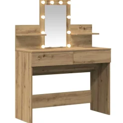 vidaXL Plafondtafel Artisan Eiken 100 x 40 x 130 cm Bewerkt hout